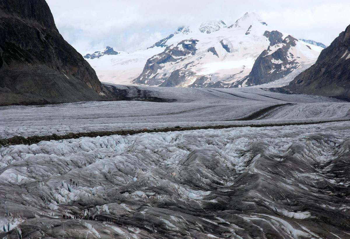 Großer Aletschgletscher von der Aletsch Arena
