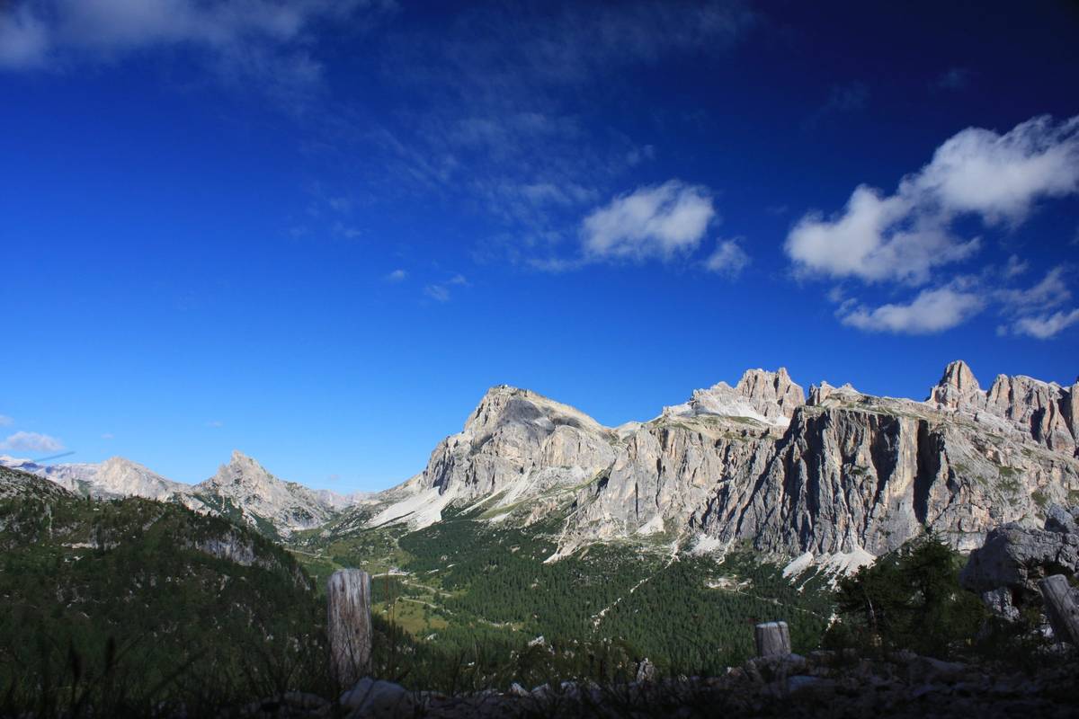Lagazuoi und Passo Falzarego in den Dolomiten